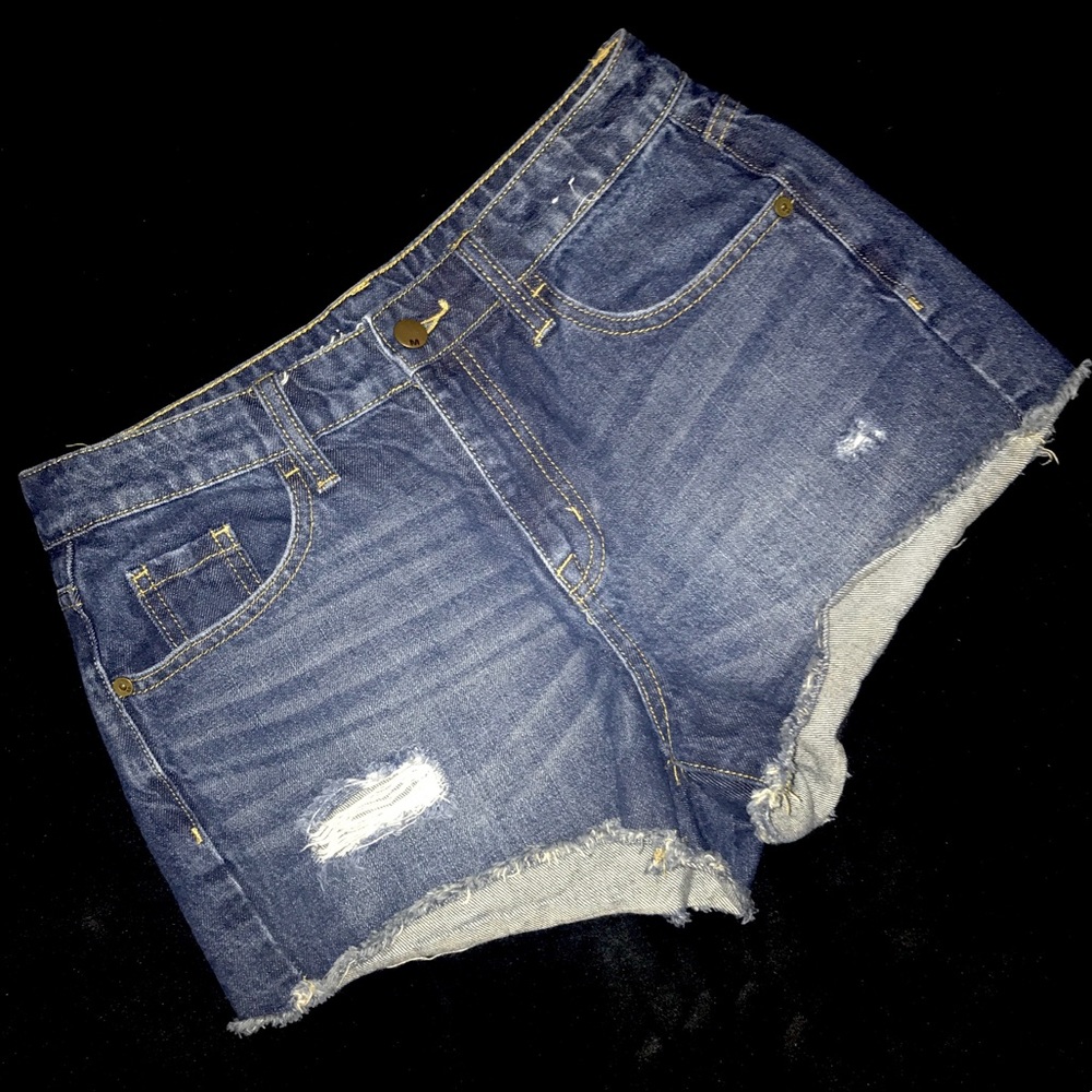Mossimo High Waisted Cutoff Jean Shorts